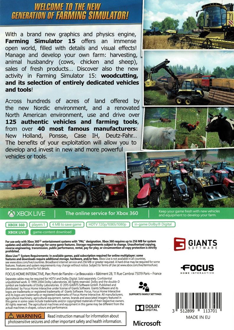 Farming Simulator 2015 (Xbox 360)