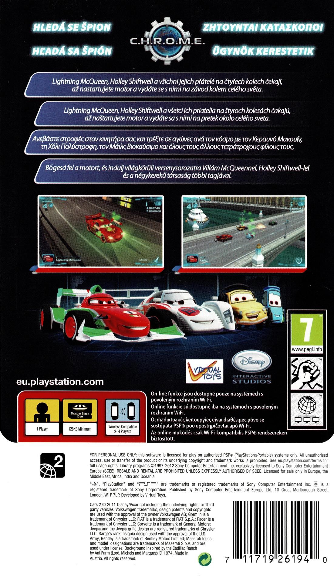 Disney Cars 2 (PSP)