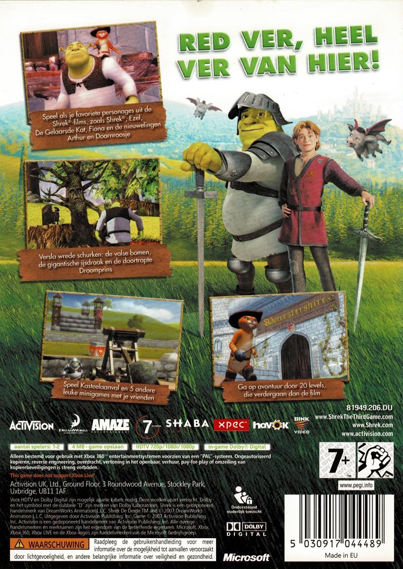 Shrek The Third (Xbox 360)