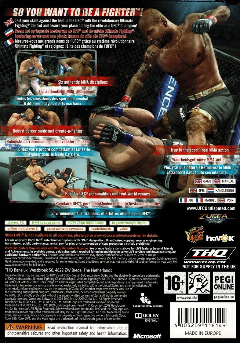 UFC Undisputed 2009 (Xbox 360)