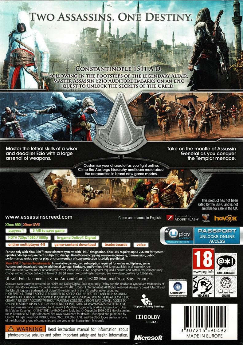 Assassin's Creed Revelations (Xbox 360)