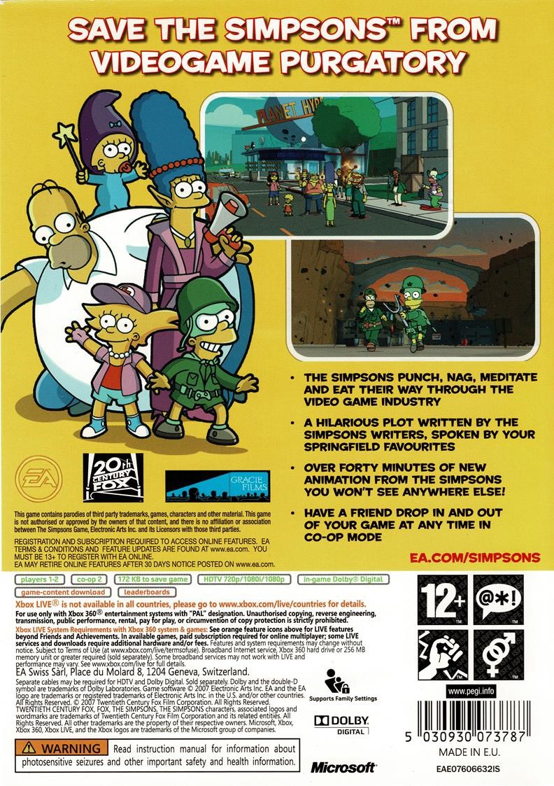 The Simpsons Game (Xbox 360)
