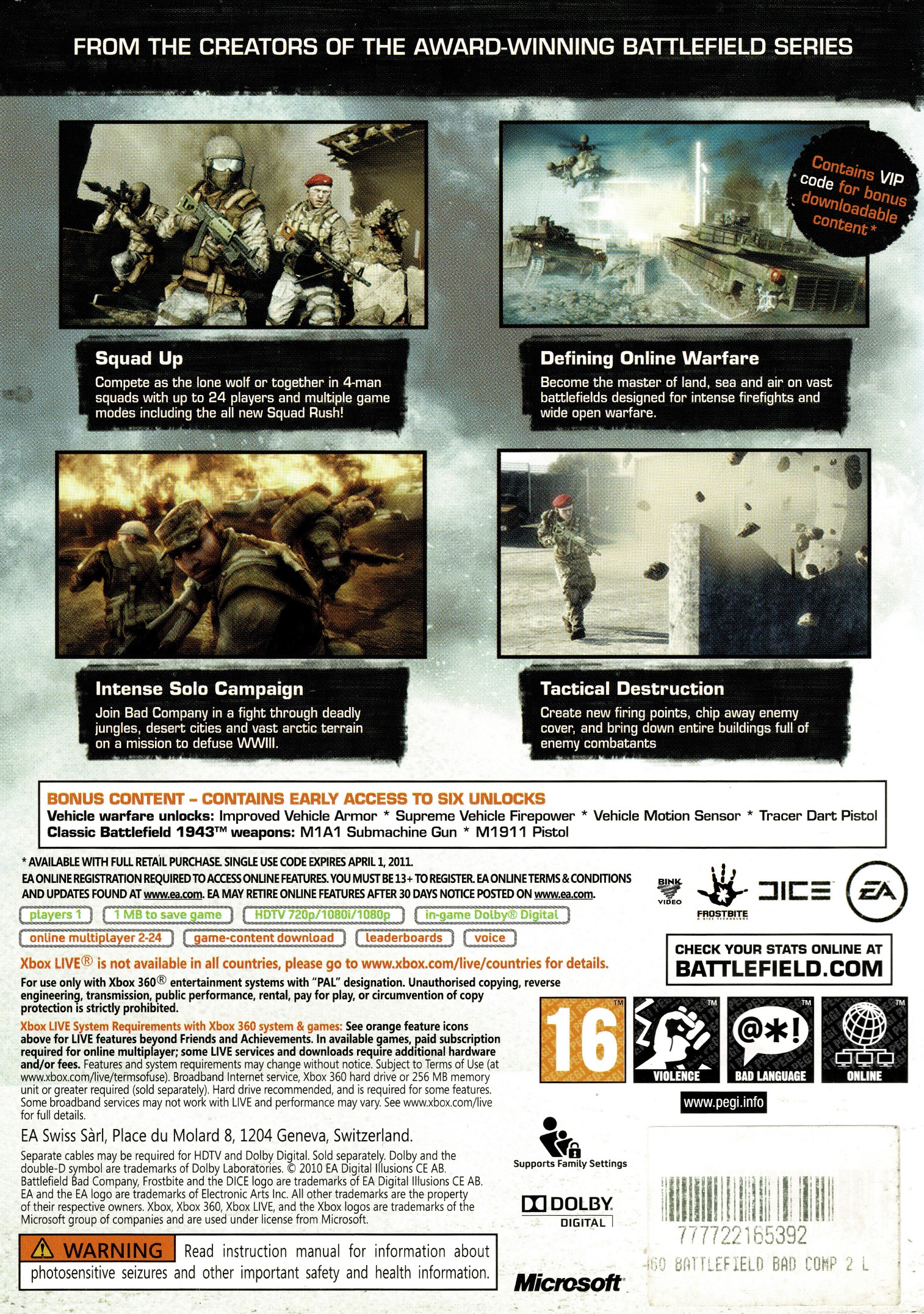 Battlefield Bad Company 2 (Xbox 360)