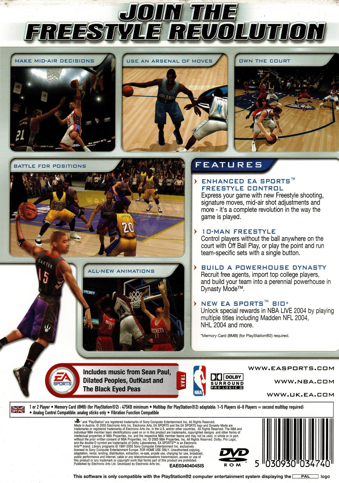 NBA Live 2004 (PS2)