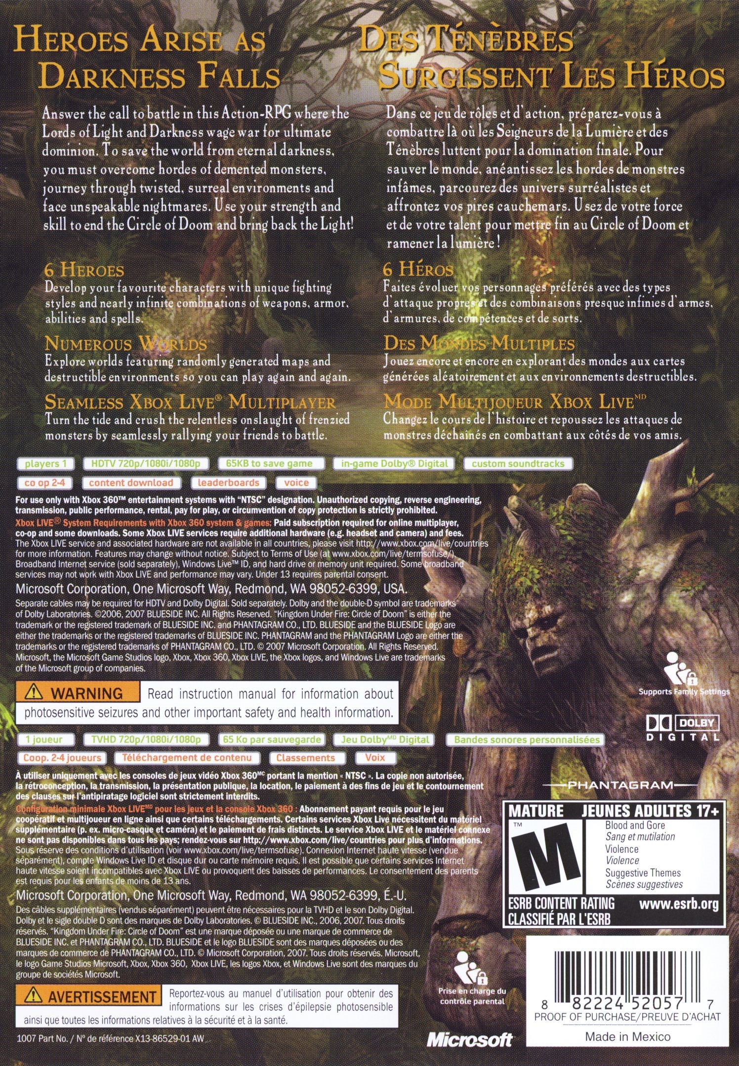 Kingdom Under Fire: Circle of Doom (Xbox 360)