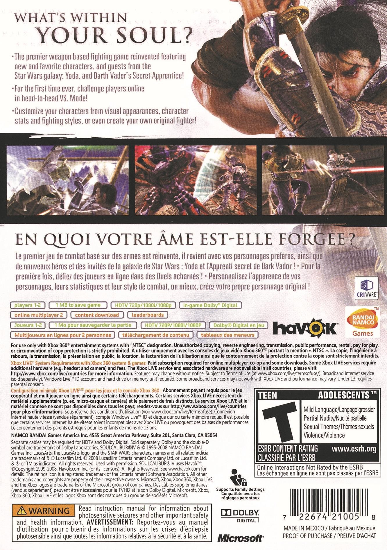 SoulCalibur IV (Xbox 360)