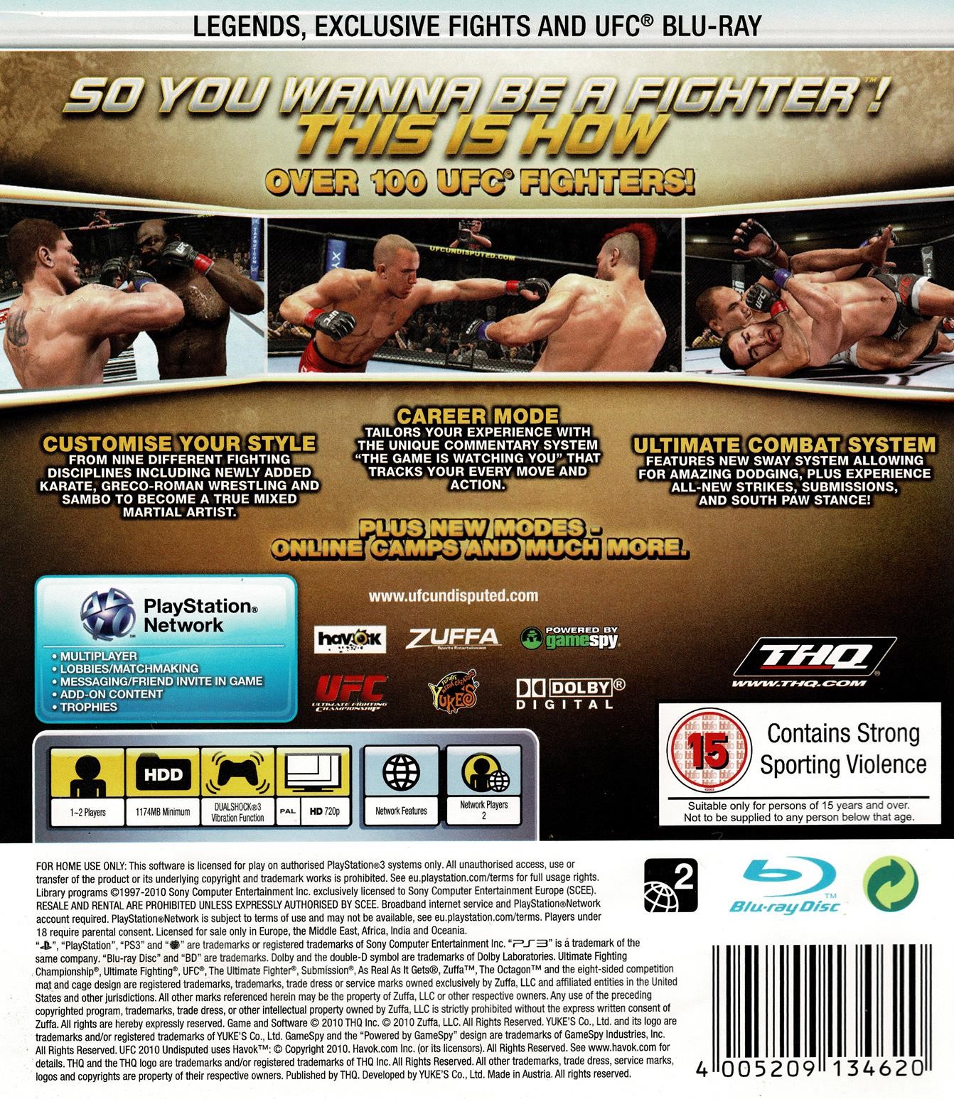 UFC Undisputed 2010 (PS3)