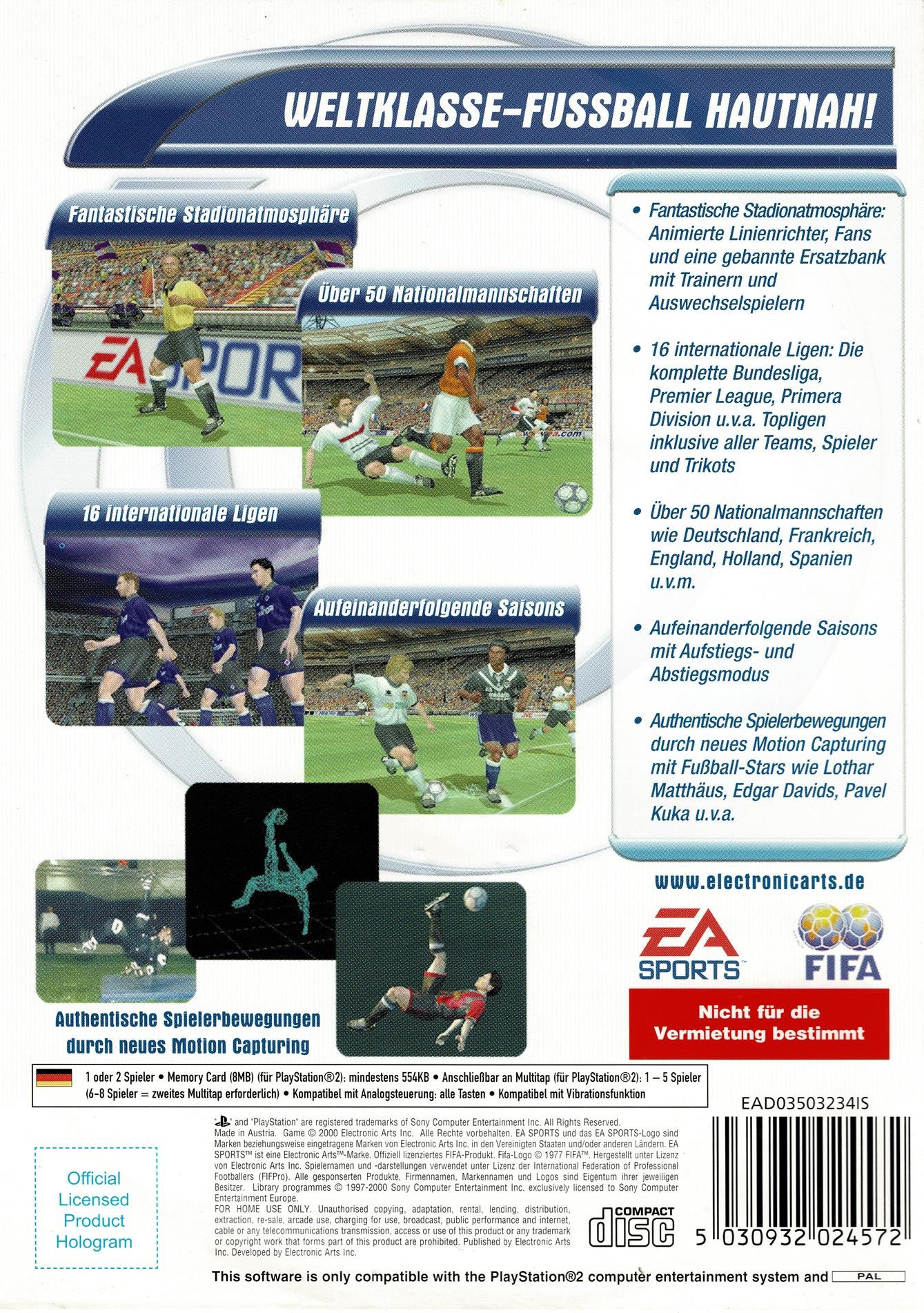 FIFA 2001 (PS2)