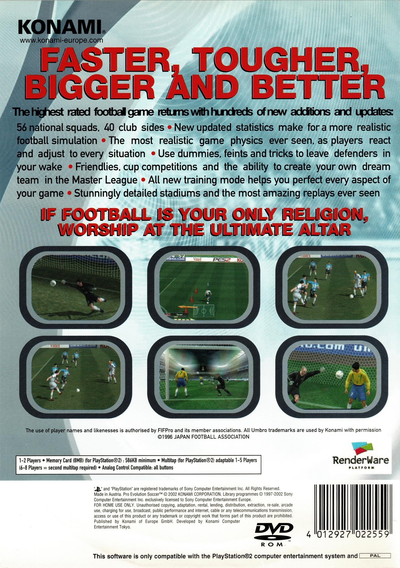 Pro Evolution Soccer 2 (PS2)