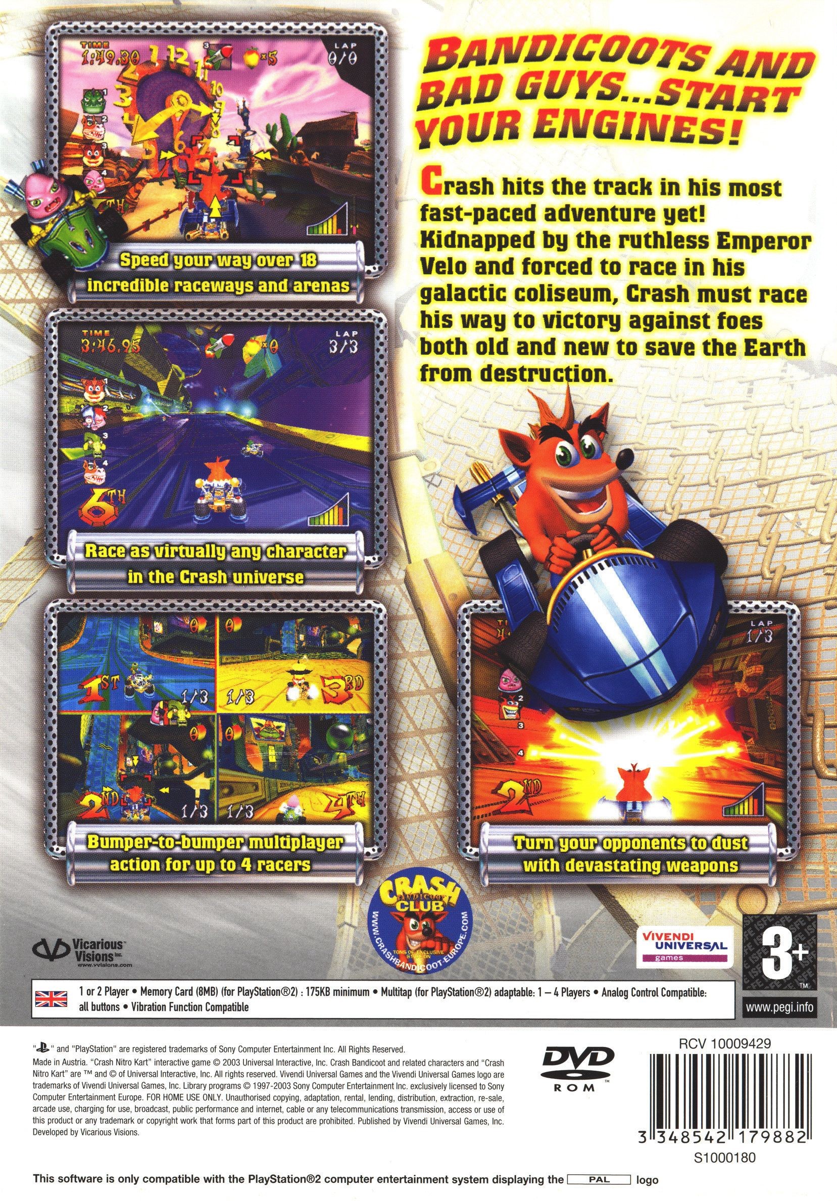 Crash Nitro Kart (PS2)