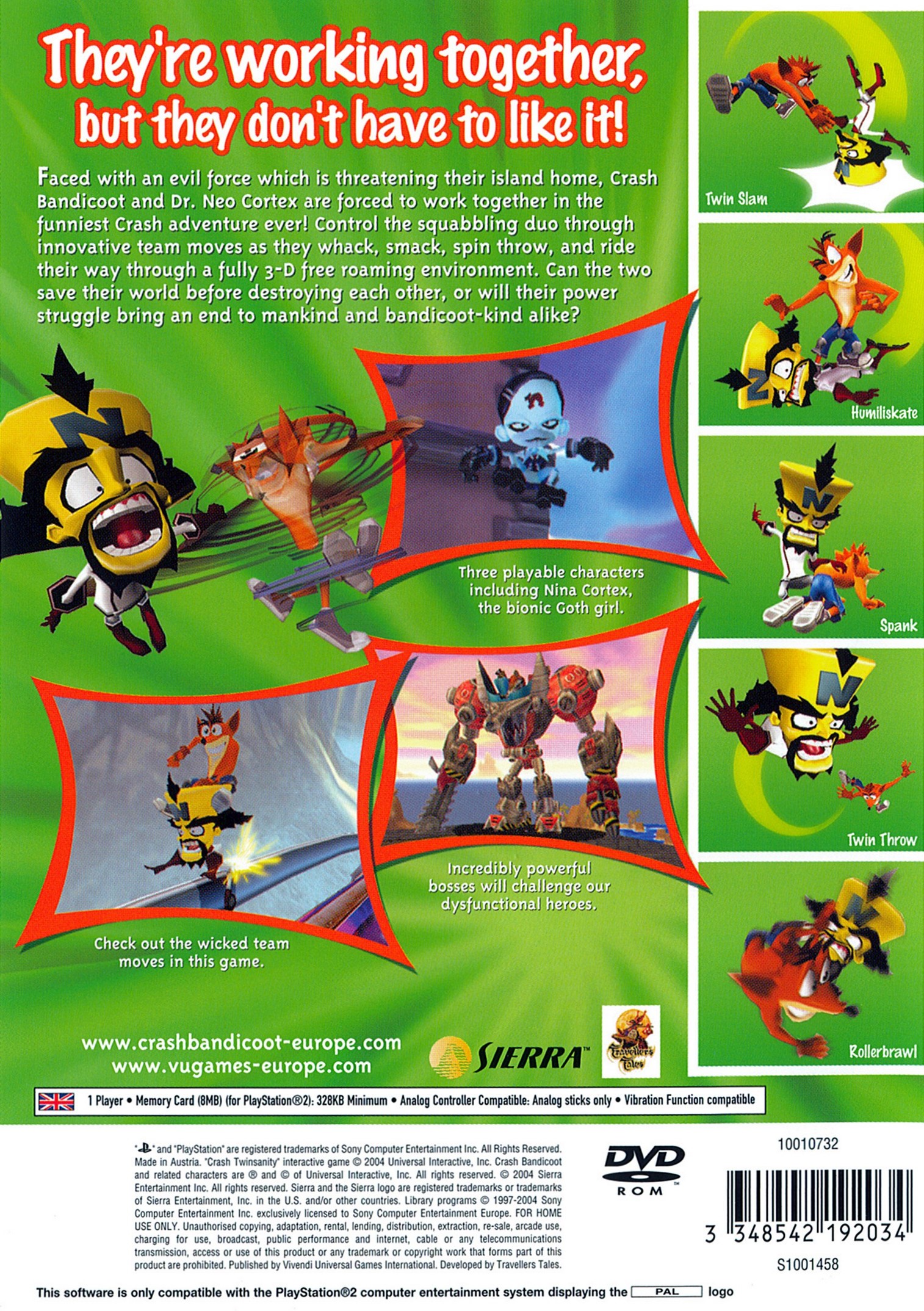 Crash TwinSanity (PS2)