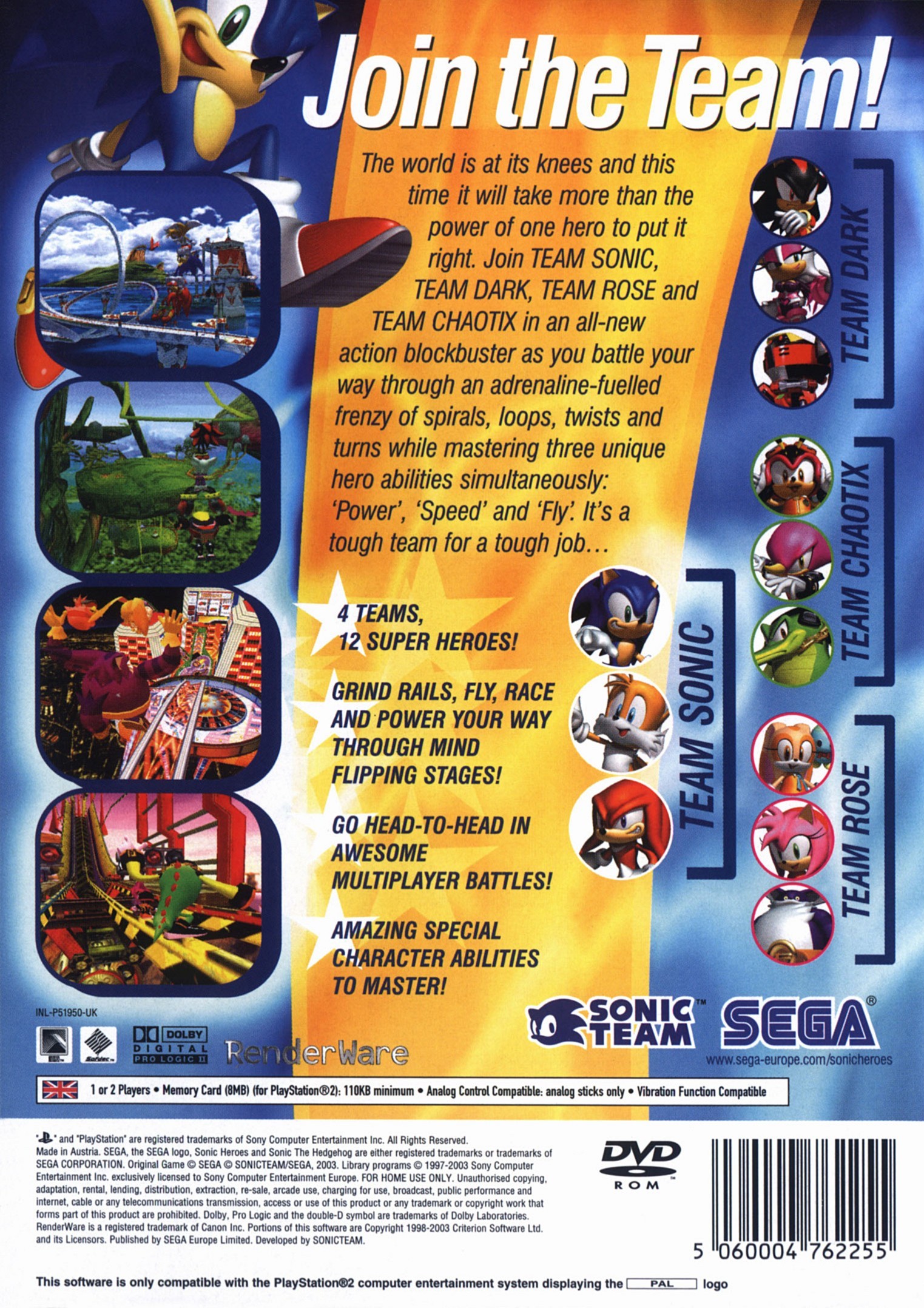 Sonic Heroes (PS2)
