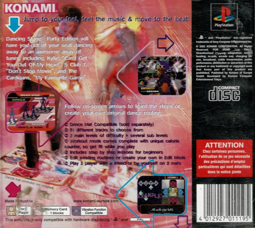 Dancing Stage Party Edition (PS1)