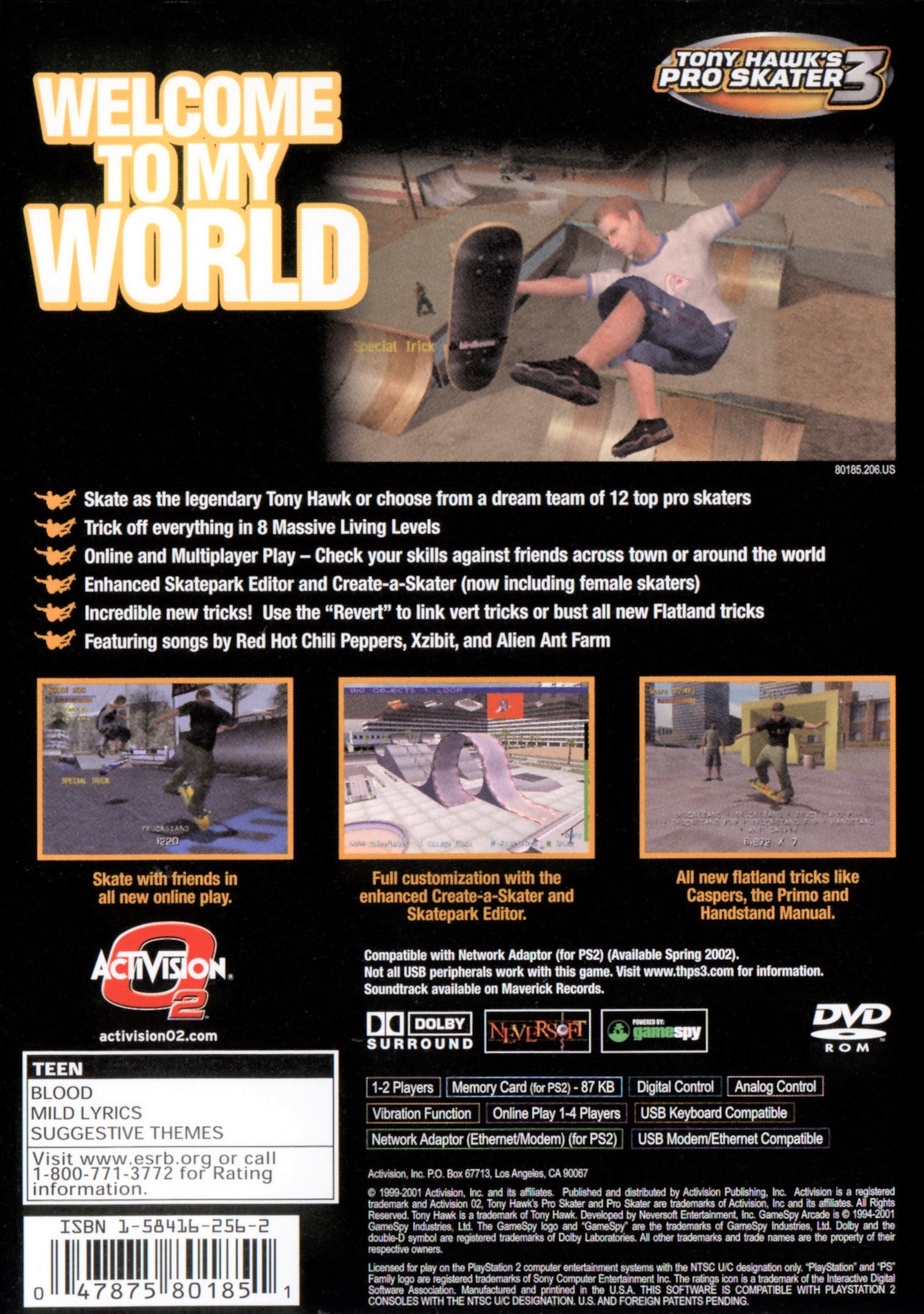 Tony Hawk´s Pro Skater 3 (PS2)