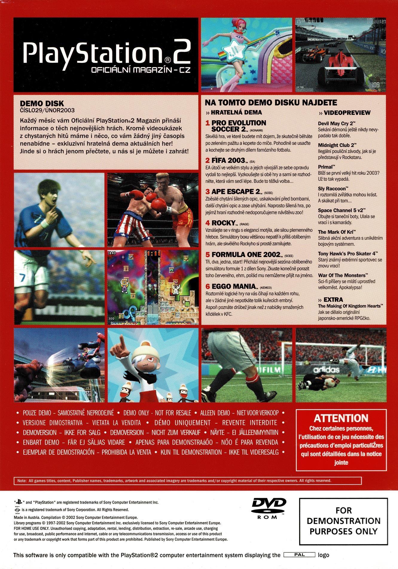 Demo Disk 29 (PS2)