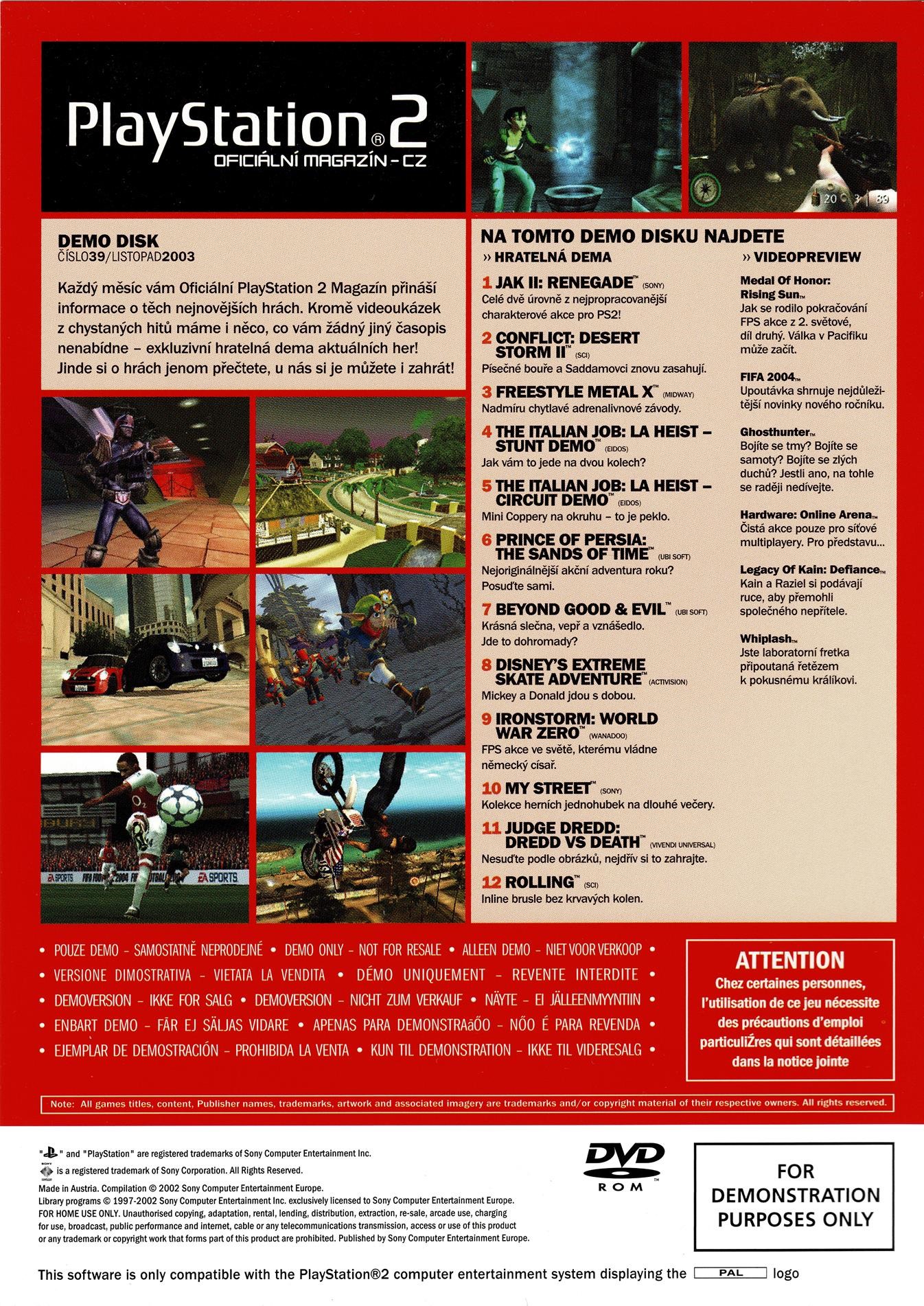 Demo Disk 39 (PS2)