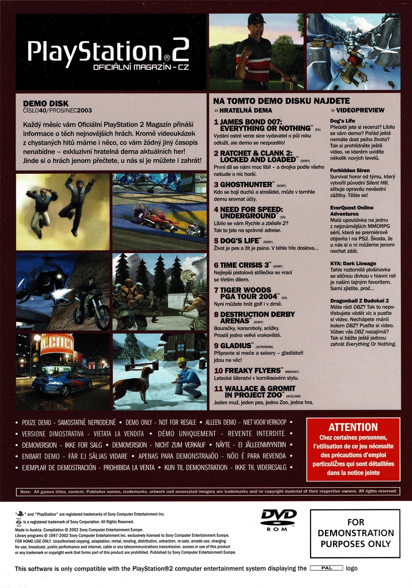 Demo Disk 40 (PS2)