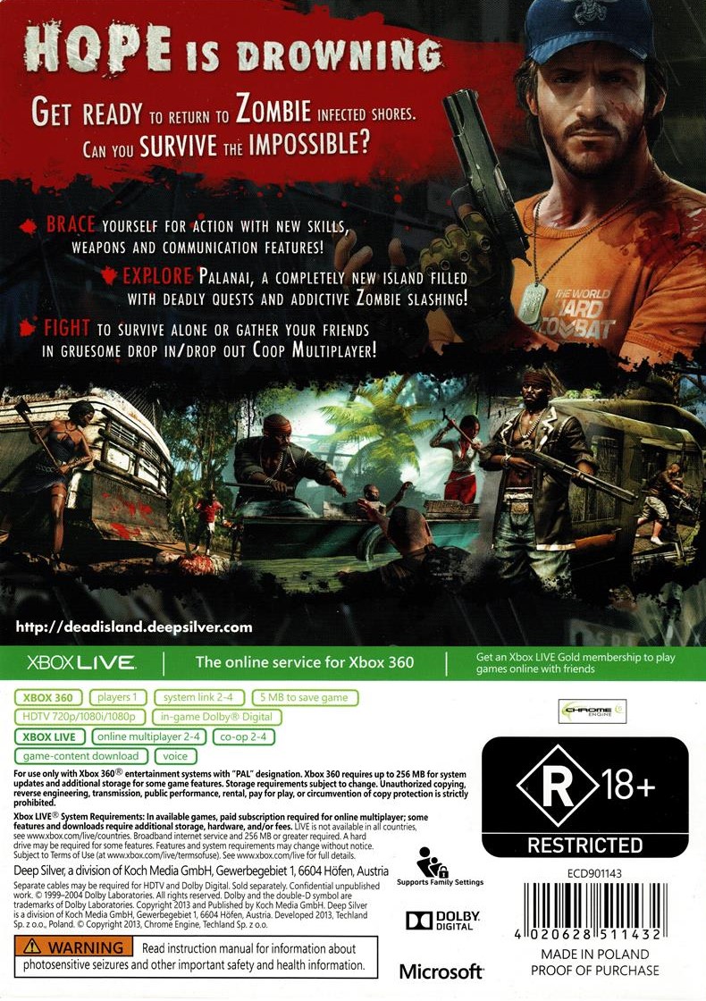 Dead Island Riptide (Xbox 360)