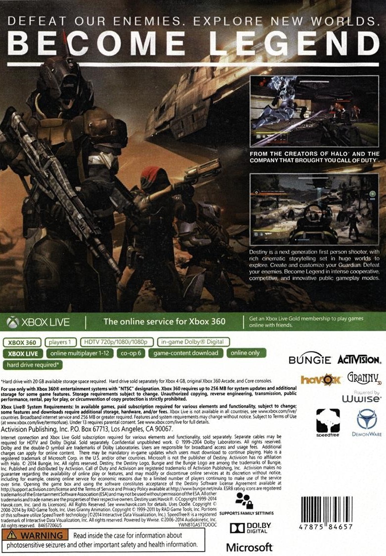 Destiny (Xbox 360)
