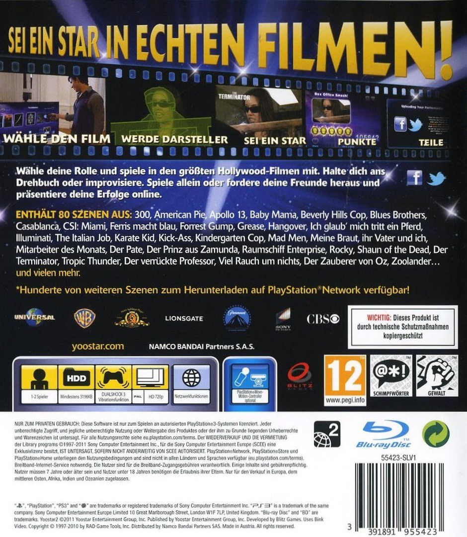 Yoostar 2 In the Movies (PS3)