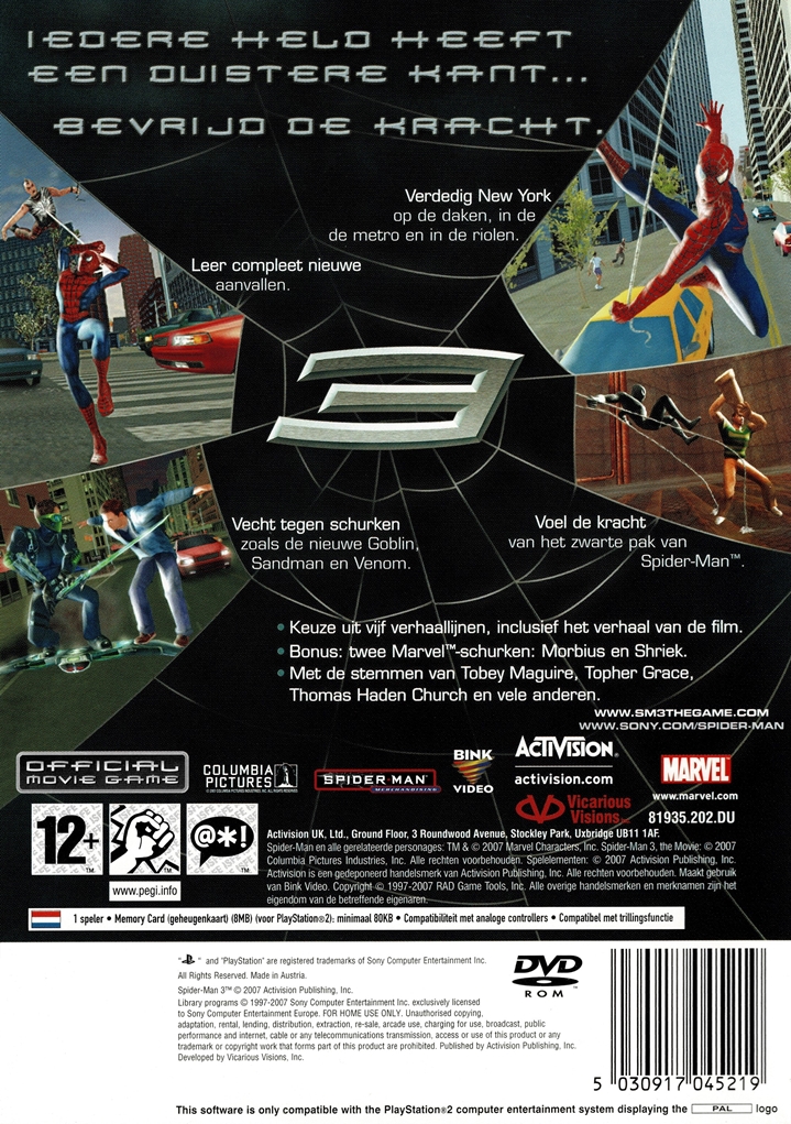 Spiderman 3 (PS2)
