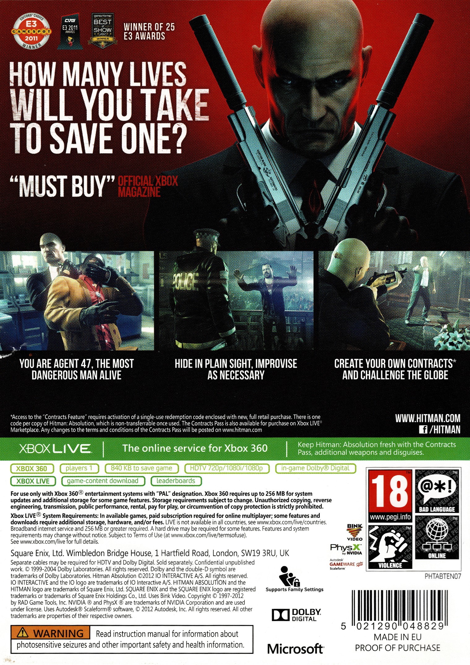 Hitman Absolution (Xbox 360)