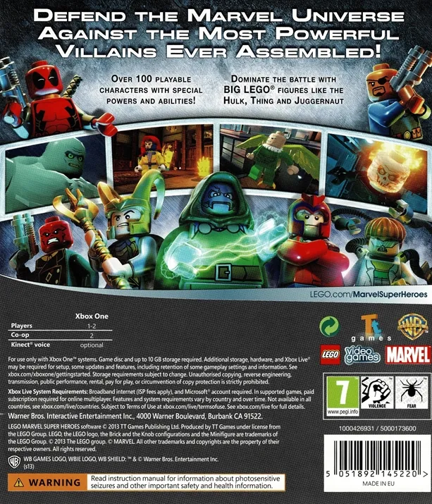 LEGO Marvel Superheroes  (Xbox ONE)