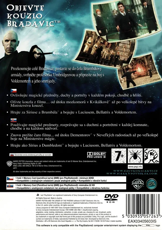 Harry Potter a Fenixův Řád CZ (PS2)