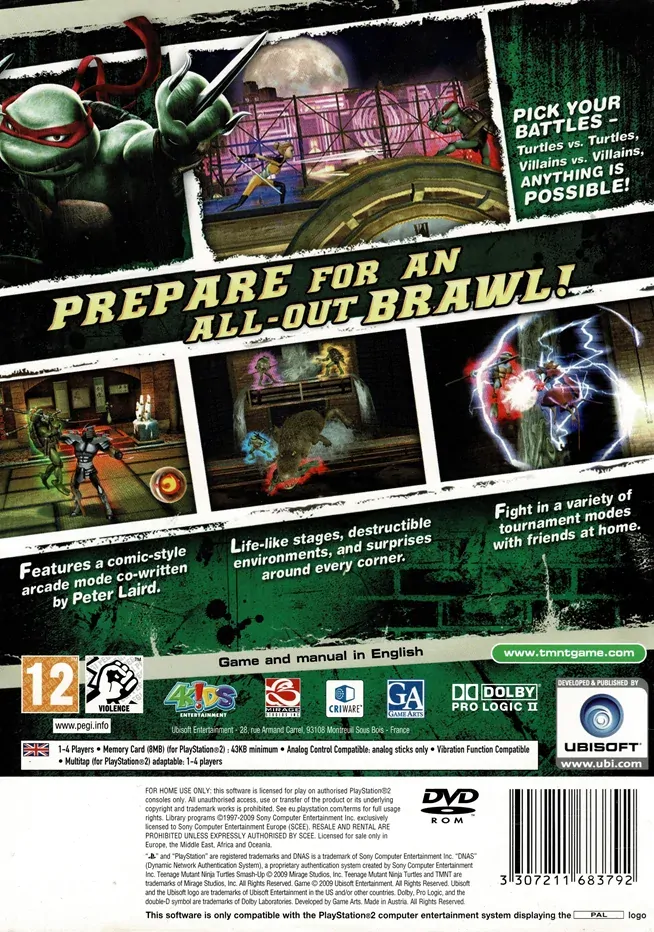 Teenage Mutant Ninja Turtles Smash-Up (PS2)