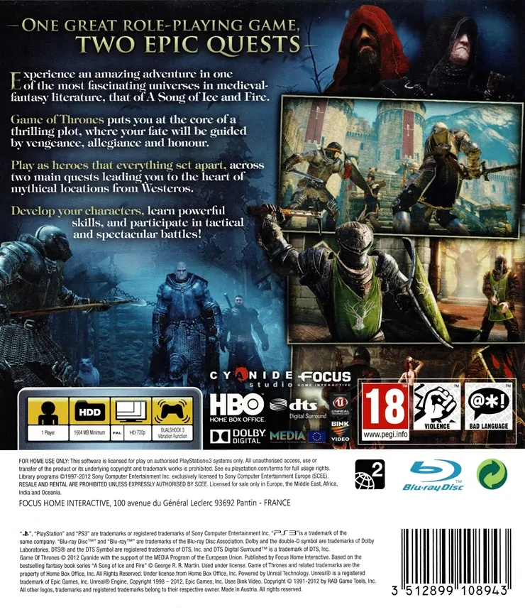 Game of Thrones (PS3)