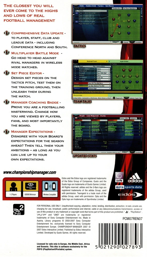 Championship Manager 2007 (PSP)
