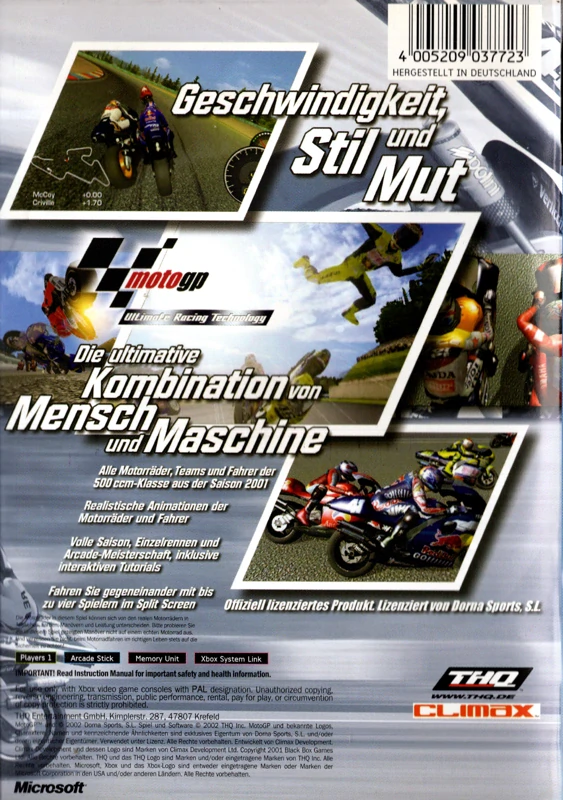 MotoGP Ultimate Racing Technology (Xbox Classic)