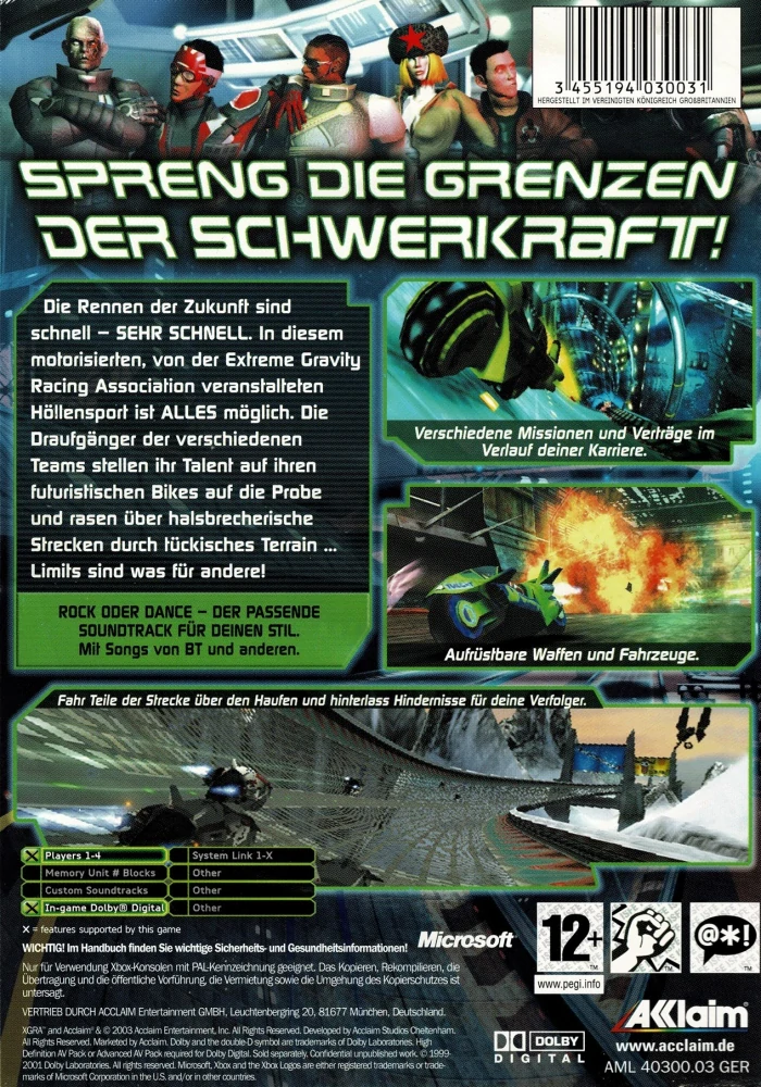XGRA Extreme G Racing Association (Xbox Classic)