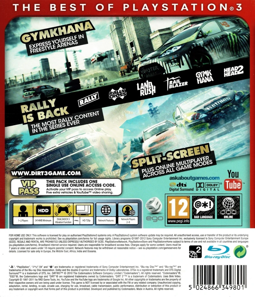 DiRT 3 (PS3)