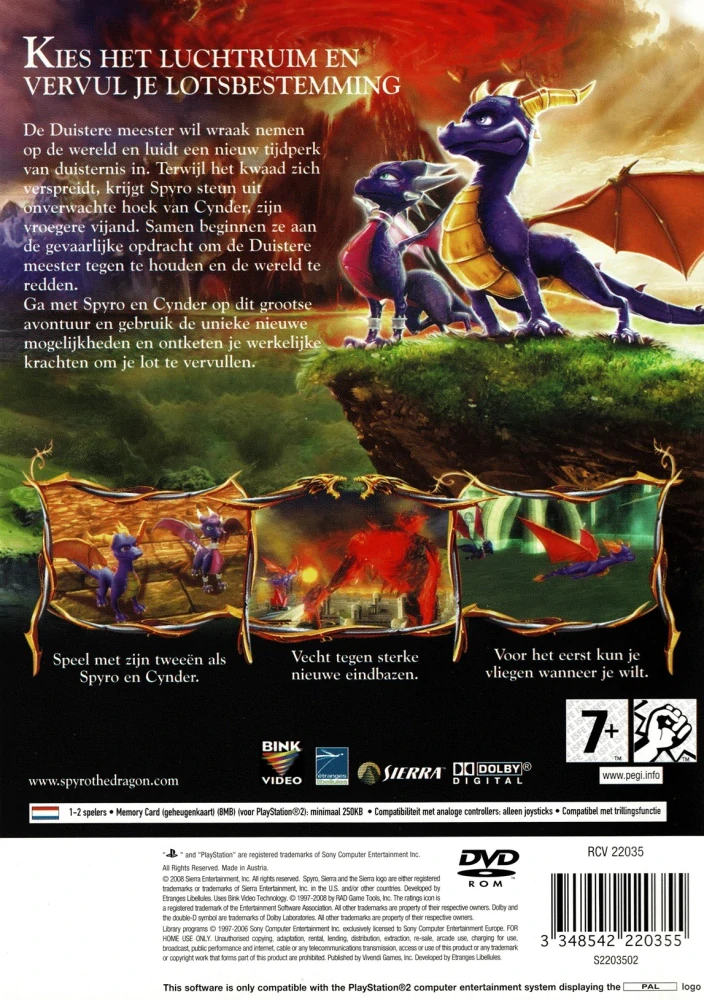 The Legend of Spyro The Dawn of a Dragon (PS2)