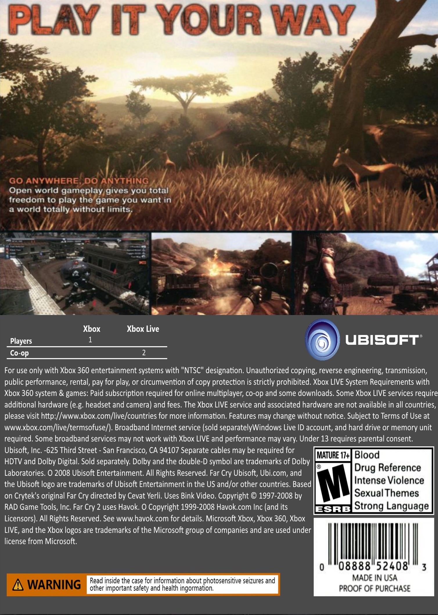 Far Cry 2 (Xbox 360)