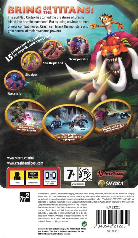 Crash of The Titans (NOVÁ) (PSP)