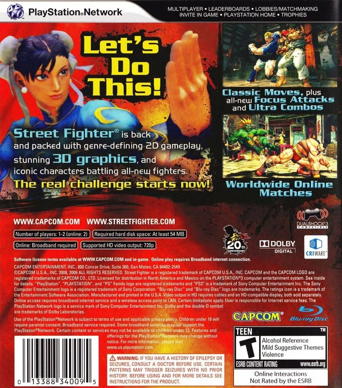 Street Fighter IV (PS3)