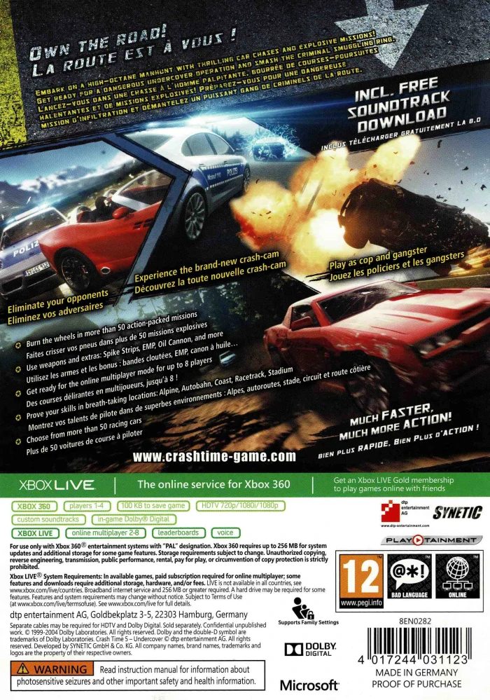 Crash Time 5: Undercover (Xbox 360)
