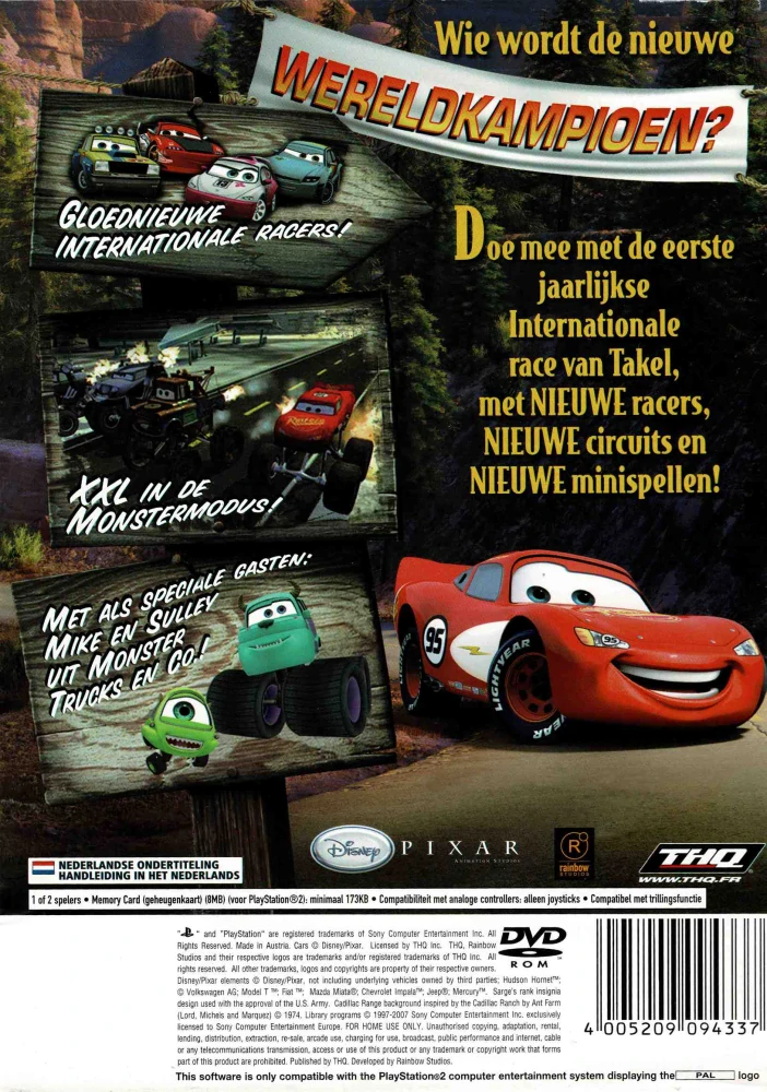 Disney - Cars Maternational Championship (PS2)