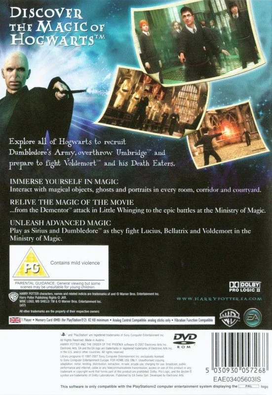 Harry Potter And The Order Of The Phoenix (PS2)