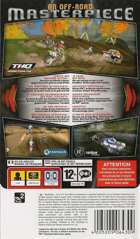 MX vs ATV On the Edge (PSP)