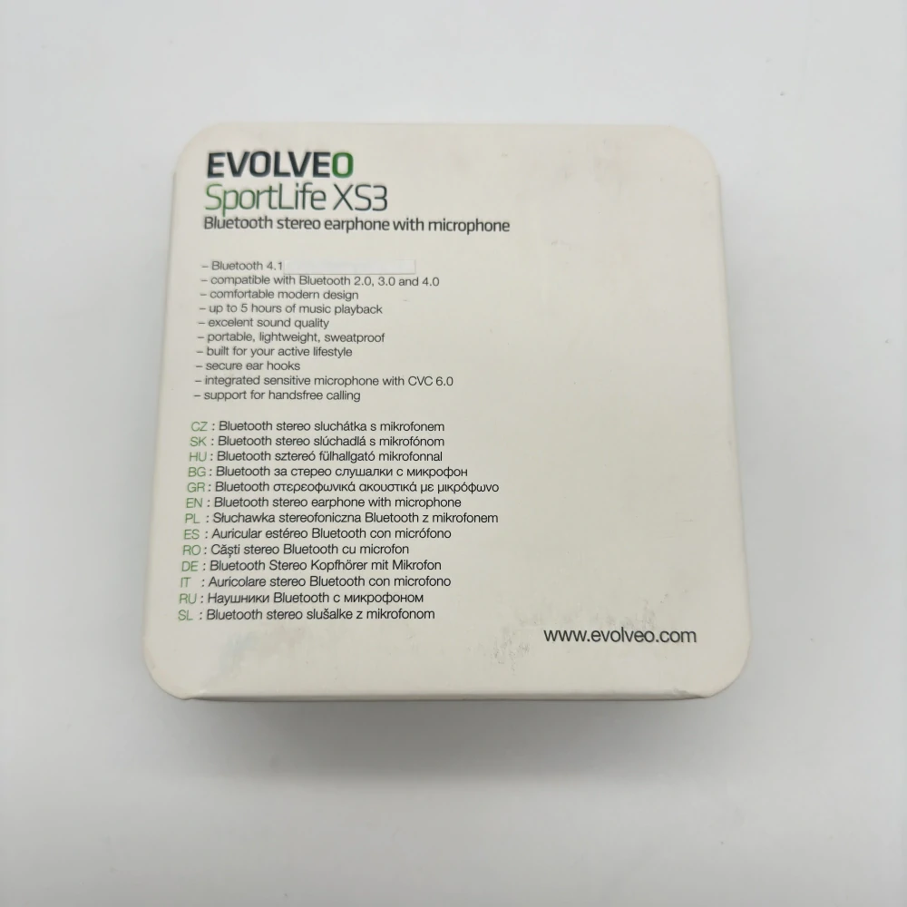 Bezdrôtové slúchadlá Evolveo Sportlife XS3 