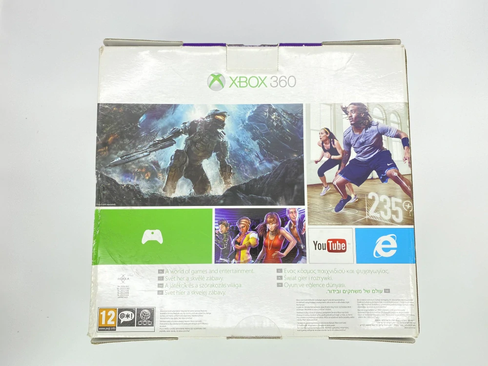 Xbox 360E + Kinect Krabica (250GB)