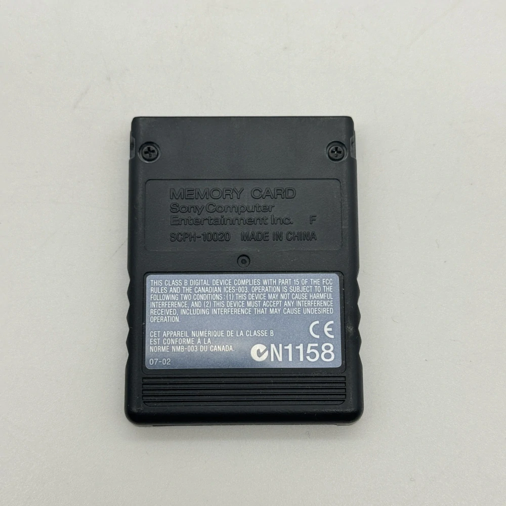 PS2 Memory karta (8MB) (Originálna) (čierny variant)