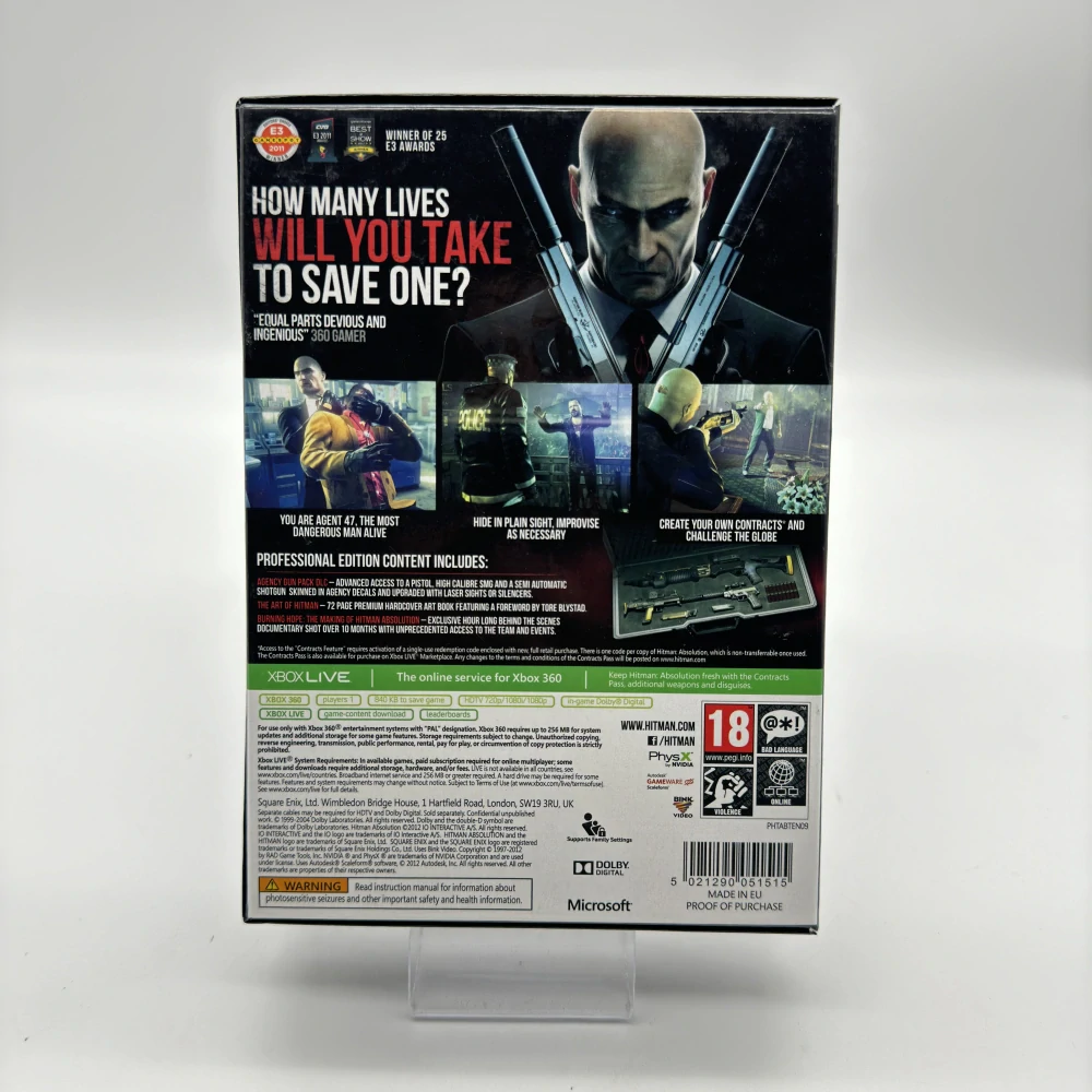 Hitman Absolution (Professional Edition) (s hrou) (Xbox 360)