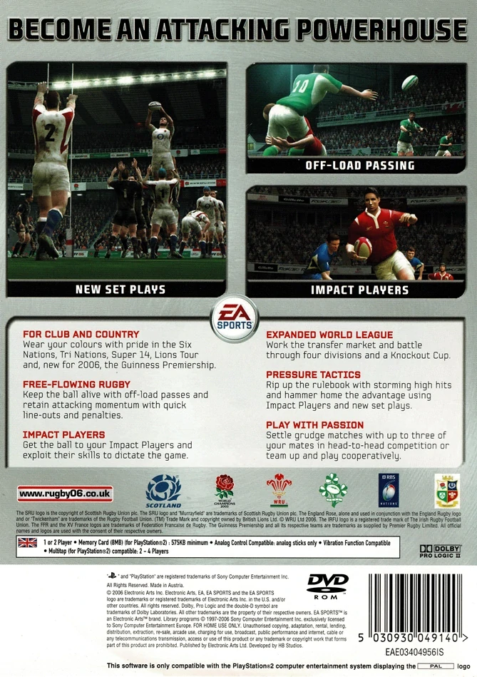 Rugby 06 (PS2)