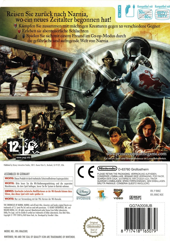 The Chronicles of Narnia: Princ Caspian (Wii)
