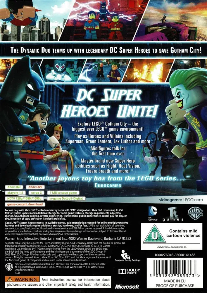LEGO Batman 2 DC Superheroes (Xbox 360)