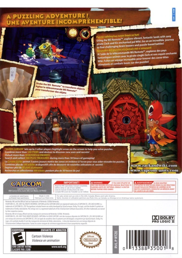 Zack and Wiki: Quest for Barbaros Treasure (Wii)